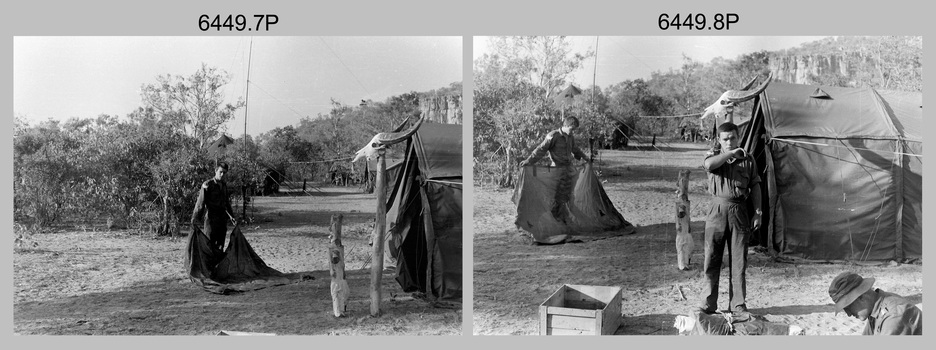 RASvy personnel undertaking topographic surveys Eastern Arnhem Land, NT. 1967