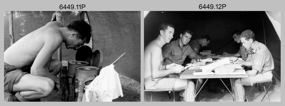RASvy personnel undertaking topographic surveys Eastern Arnhem Land, NT. 1967