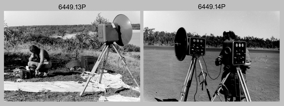 RASvy personnel undertaking topographic surveys Eastern Arnhem Land, NT. 1967