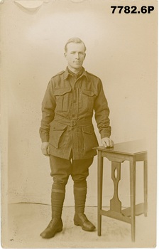 Spinks, William Edward 2239 57th Btn ; Series of six postcards from the album of Edgard Dawson DCM