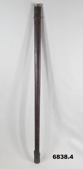 Service dress - Tan leather scabbard.
