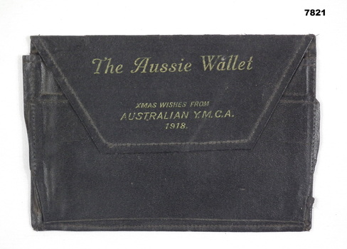 Cardboard gift wallet from YMCA.