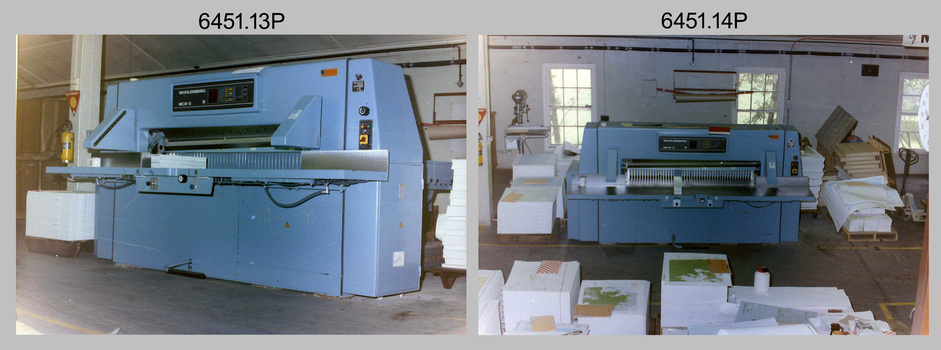 Lithographic Squadron, Army Survey Regiment, Fortuna, Bendigo. c1990.