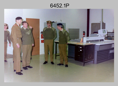 General’s Visit to the Army Survey Regiment Fortuna Villa, Bendigo, c1991.