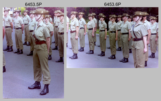 CO’s Parade at the Army Survey Regiment, Fortuna, Bendigo. 1992.