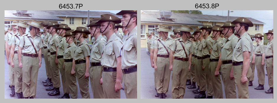 CO’s Parade at the Army Survey Regiment, Fortuna, Bendigo. 1992.