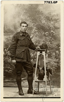 Photographic portrait of Hughes, Francis Vane 4521 57th Btn