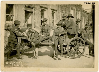 AIF soldiers enjoying leave in Killarney Ireland 
