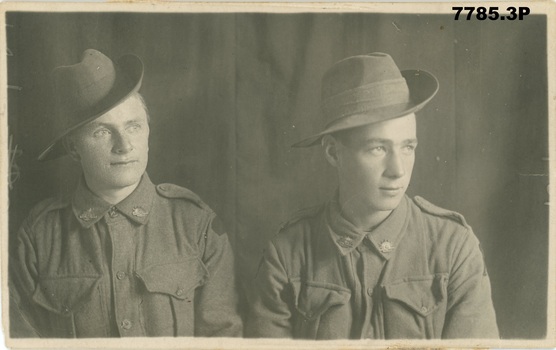 Robert William Scott, 3617  and Walter James Browning 3683 57th Btn 