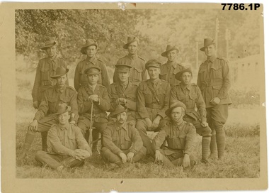 Officers and NCOs of C Company, 47th Btn. This was a Queensland company
