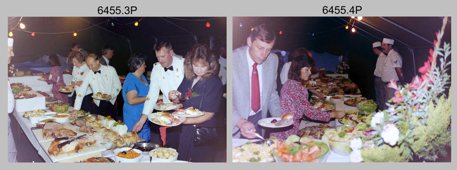 SGT’s Mess Summer Ball c1990 - Dinner and Social Mingling - Army Survey Regiment, Fortuna Villa, Bendigo.