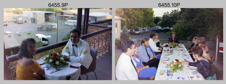 SGT’s Mess Summer Ball c1990 - Dinner and Social Mingling - Army Survey Regiment, Fortuna Villa, Bendigo.