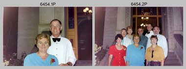SGT’s Mess Summer Ball c1990 - Warrant Officer and Sergeant and Guests Arrival, Army Survey Regiment, Fortuna Villa, Bendigo.