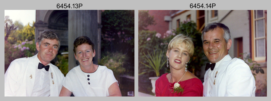 SGT’s Mess Summer Ball c1990 - Warrant Officer and Sergeant and Guests Arrival, Army Survey Regiment, Fortuna Villa, Bendigo.
