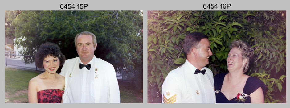 SGT’s Mess Summer Ball c1990 - Warrant Officer and Sergeant and Guests Arrival, Army Survey Regiment, Fortuna Villa, Bendigo.