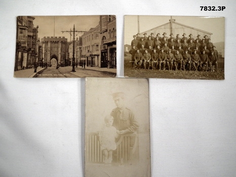 Various sepia postcards WW1.