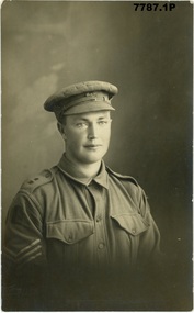 "Alex", sergeant, 57th Battalion. From the Edgar Dawson collection