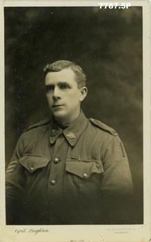 Sergeant, 57th Battalion. From the Edgard Dawson collection.