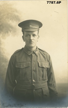 Unidentified soldier, 57th Battalion. From the Edgard Dawson collection