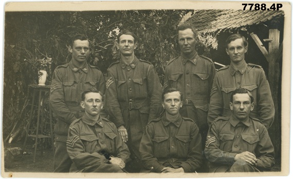 B company sergeants, 57th Battalion