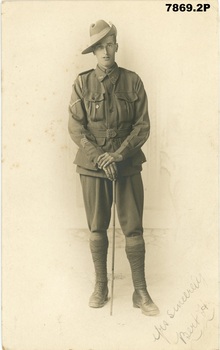 'Bert H',  unidentified Lance Corporal, three years service stripes, unit unidentified.