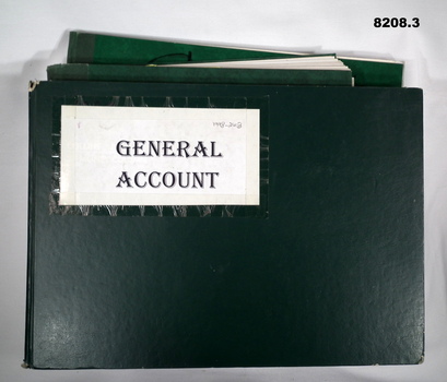 Account books from the Bendigo RSL.