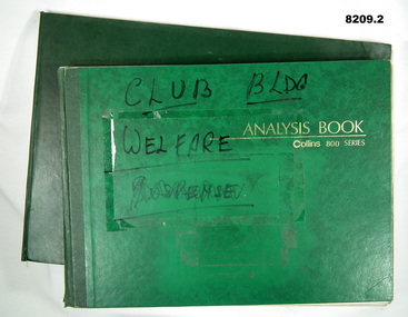 Administrative record - ACCOUNT BOOKS BRSL, Bendigo RSL Sub Branch, 1987 - 2003