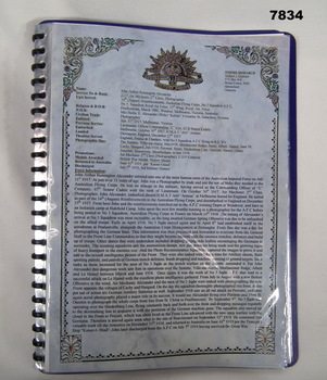Various service records and documents.