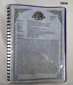 Various service records and documents.