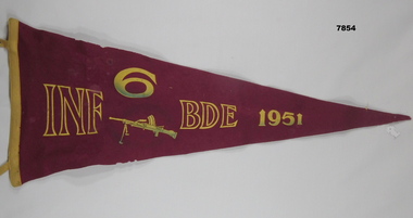 Banner for 6th Infantry BDE 1951.