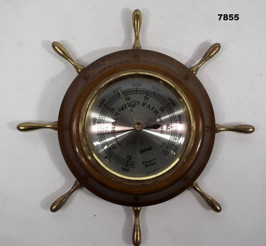 Barometer presented to Sgts Mess.