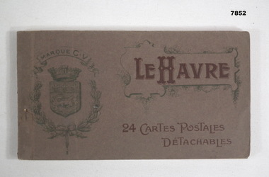 Book of postcards from Le Harve France