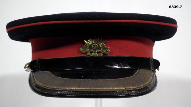 Formal Mess Dress for a LT.COL. Peaked Cap.