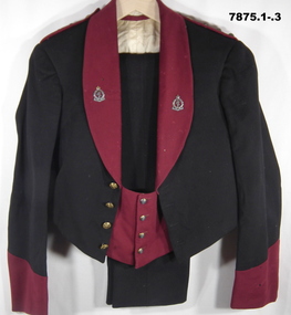 RAMC (BRITISH) MESS DRESS UNIFORM.