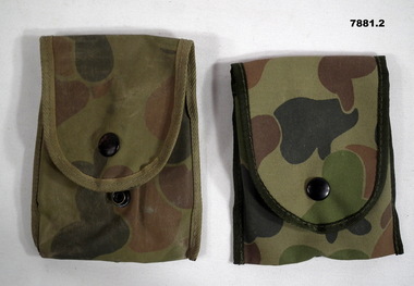 Two Camouflage Compass Pouches.
