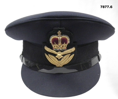 RAAF Service dress uniform, peaked cap.