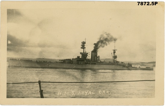 HMS Royal Oak, in home waters