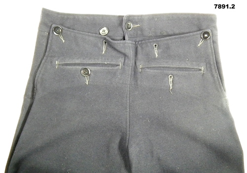 RAN Uniform trousers - old style bell bottoms.