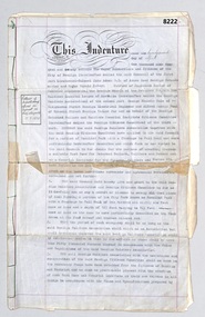 Legal record - INDENTURE 1920, SOLDIERS MEMORIAL INSTITUTE, 22.4.1920