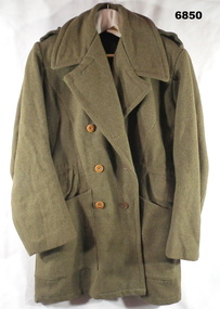 Army Woollen half coat - khaki.