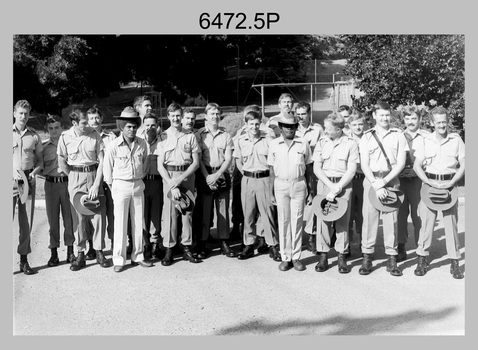 Group Photos of Litho Sqn with DCP Students, Army Survey Regiment, Fortuna Villa, Bendigo. 1985.