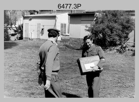 WO1 Darby Munro’s Farewell from Lithographic Squadron, Army Survey Regiment, Fortuna Villa, Bendigo. c1978.