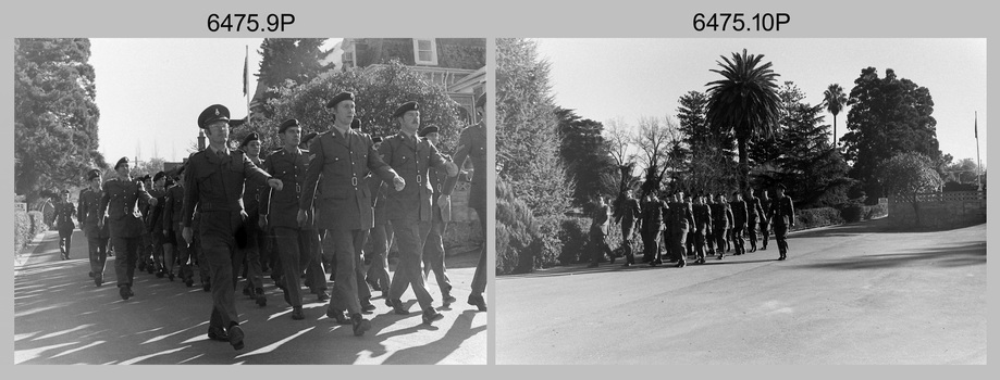 CO’s Parade and Defence Force Service Medal Presentations at the Army Survey Regiment, Fortuna Villa, Bendigo.c1977.