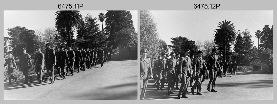 CO’s Parade and Defence Force Service Medal Presentations at the Army Survey Regiment, Fortuna Villa, Bendigo.c1977.