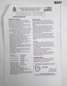 Newsletter - DIGGERS DIGEST BRSL 1999, C. June 1999
