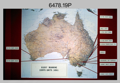 Royal Australian Survey Corps - Phases of Map Production, circa 1990.