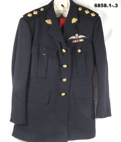 Officers black Formal Mess Dress.