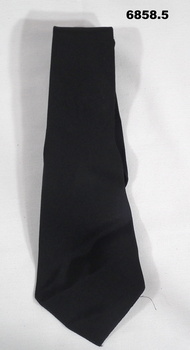 Officers black Formal Mess Dress - tie.