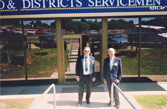 Clarke and O’Haloran at the opening of the BDSC in 1994