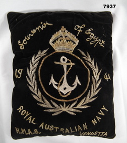 Souvenir - CUSHION, RAN 1941